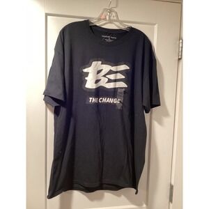 Houston White Mens XL Black Be The Change Graphic T-Shirt Short Sleeve Cotton